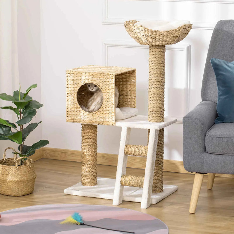 Arbre a chat en osier