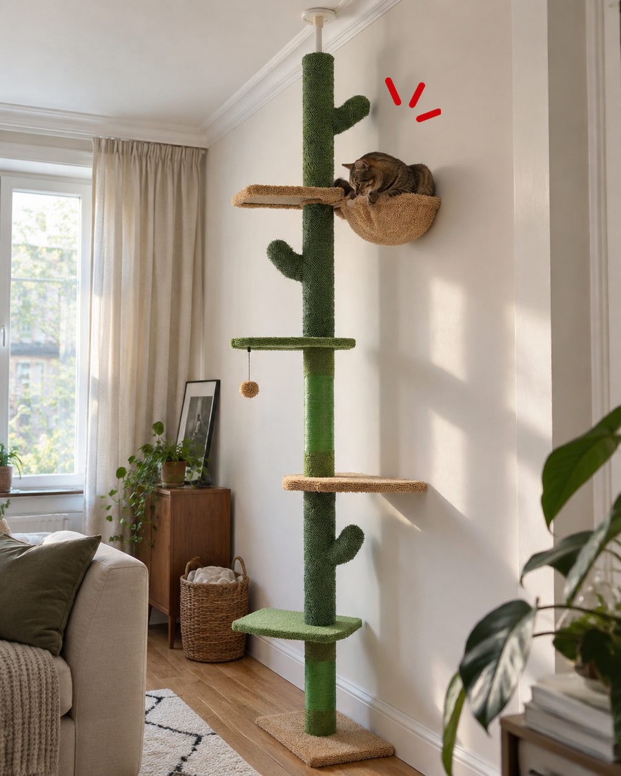 Arbre à chat original bois