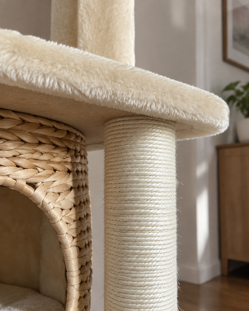Il est trop haut pour mon plafond, ou trop large pour le coin. · france — arbre à chat design naturel