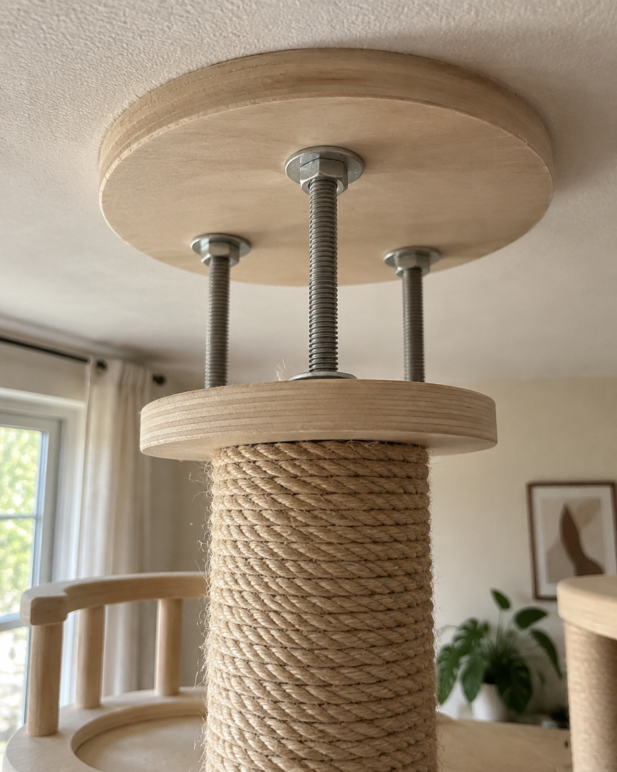 Il est trop haut pour mon plafond. · Cat Tree Tower — arbre à chat gros tronc