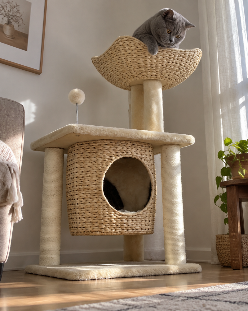Le revêtement va perdre partout. · france — arbre à chat design naturel