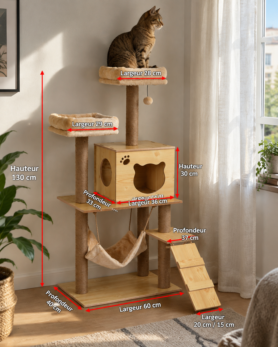 Photo · 2 — arbre à chat extérieur bois