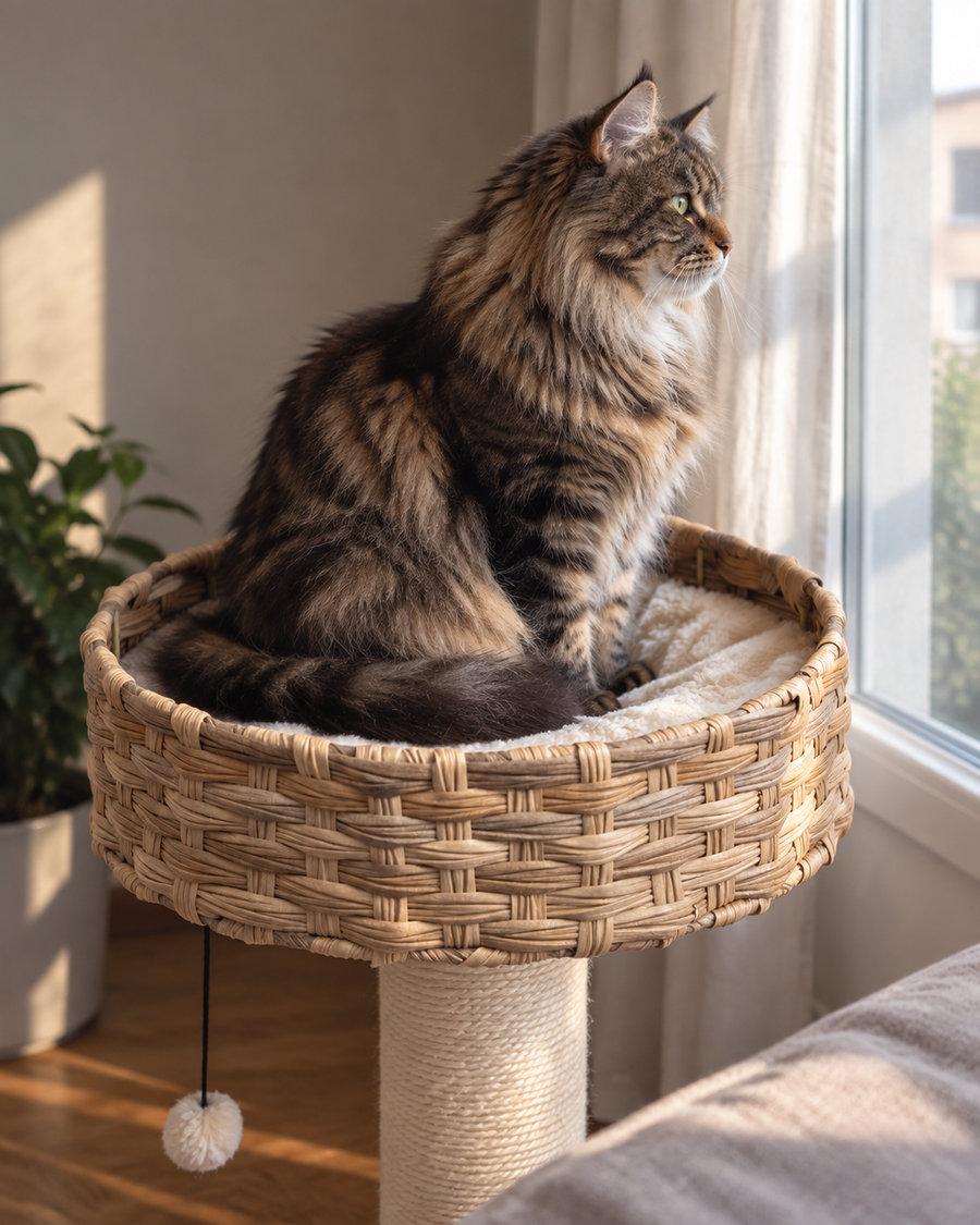 Photo · 7 — arbre à chat rotin