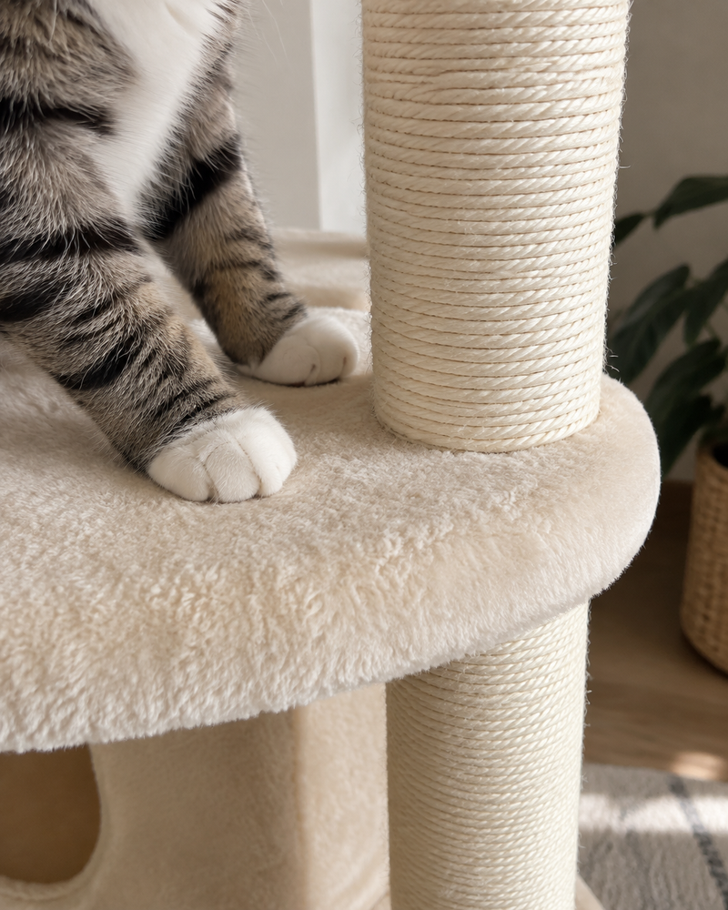 C'est trop large · army green — arbre a chat beige
