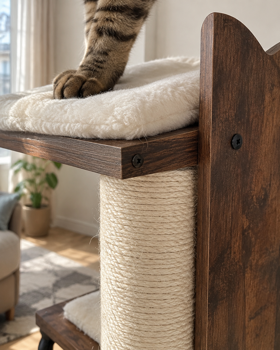 Il est trop haut pour mon plafond, ou trop large pour le coin. · FXCOTCGTUFBKT0 — arbre à chat design luxe