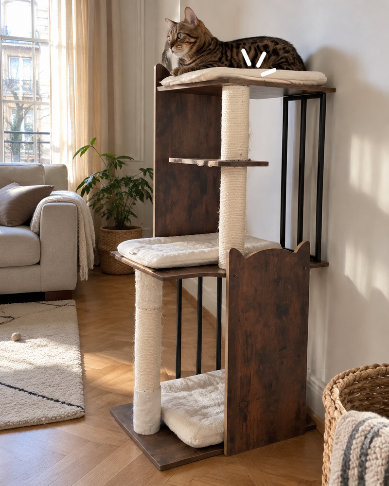 Arbre à chat design luxe