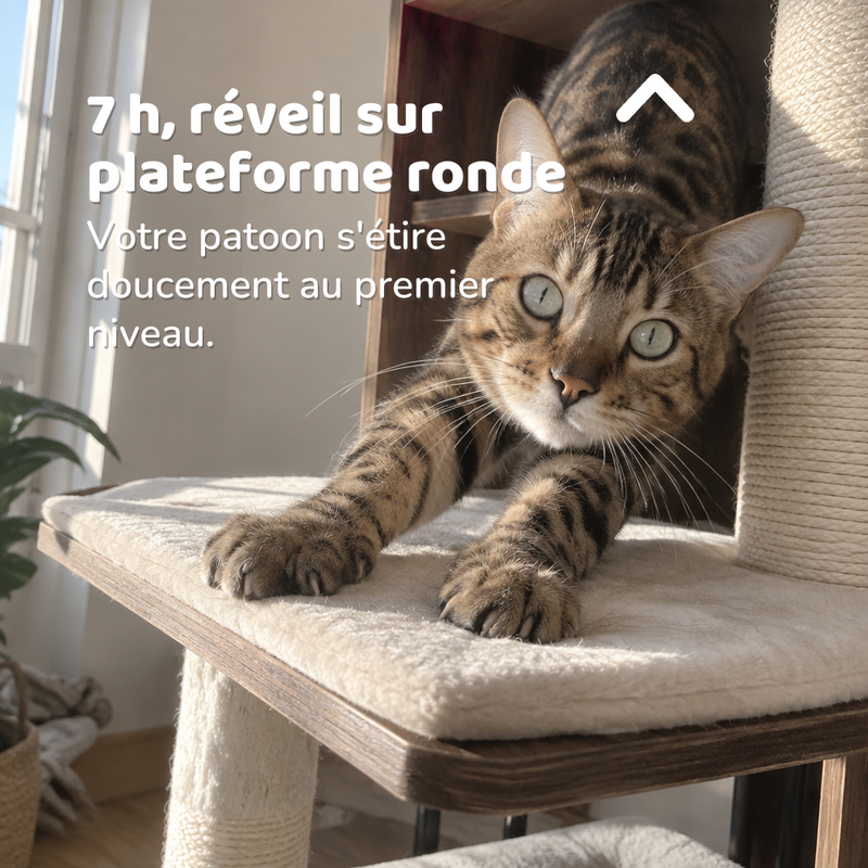 Arbre à chat design luxe