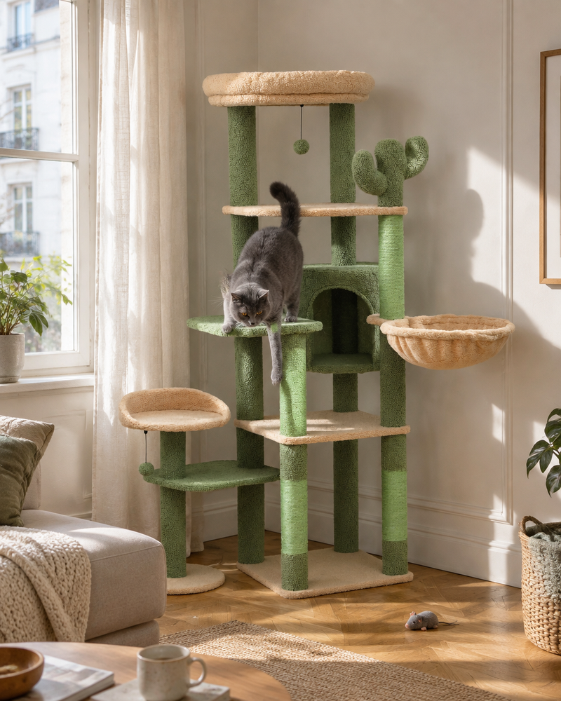 Ensemble · 1 — arbre a chat cactus