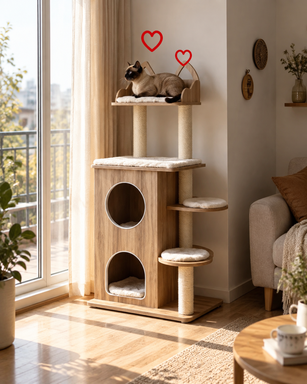 Arbre a chat solide