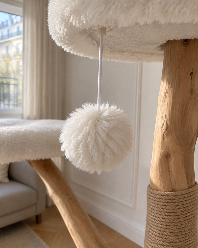 Il est trop haut pour mon plafond, ou trop large pour le coin. · army green — arbre a chat de luxe