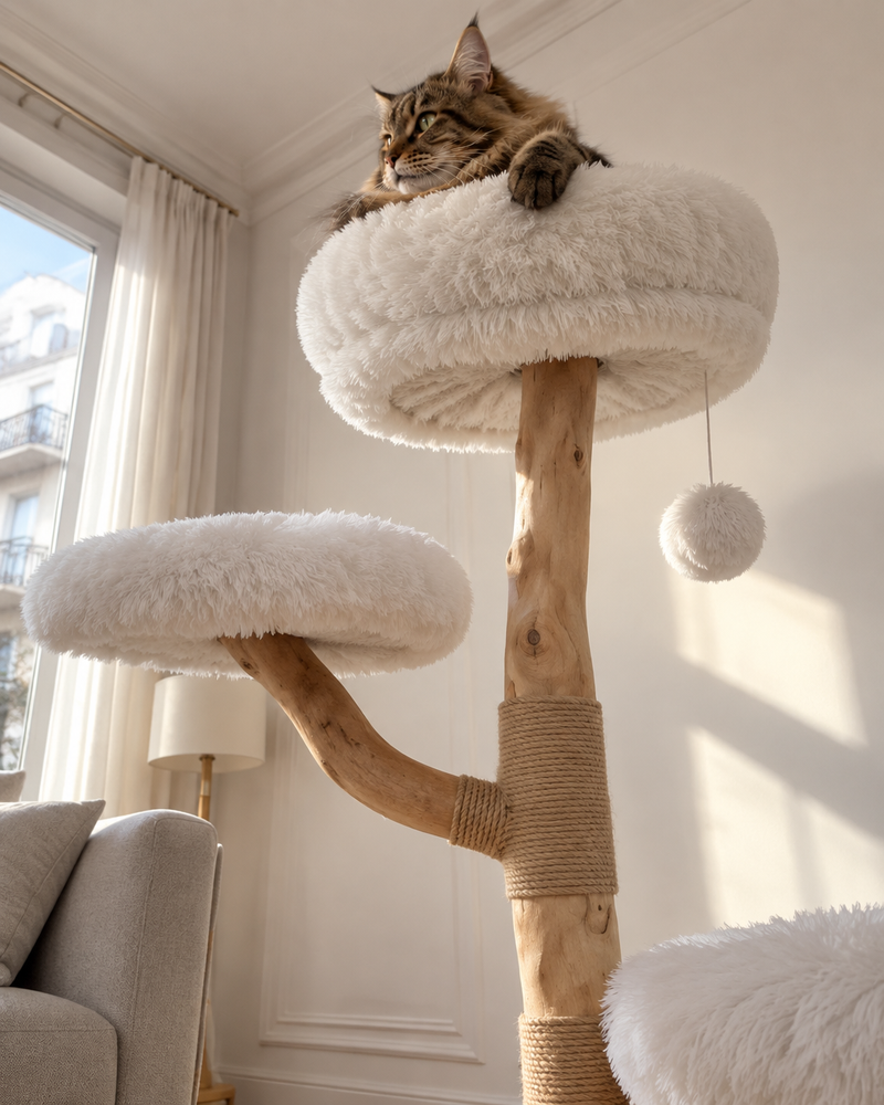 Le revêtement va perdre partout. · army green — arbre a chat de luxe