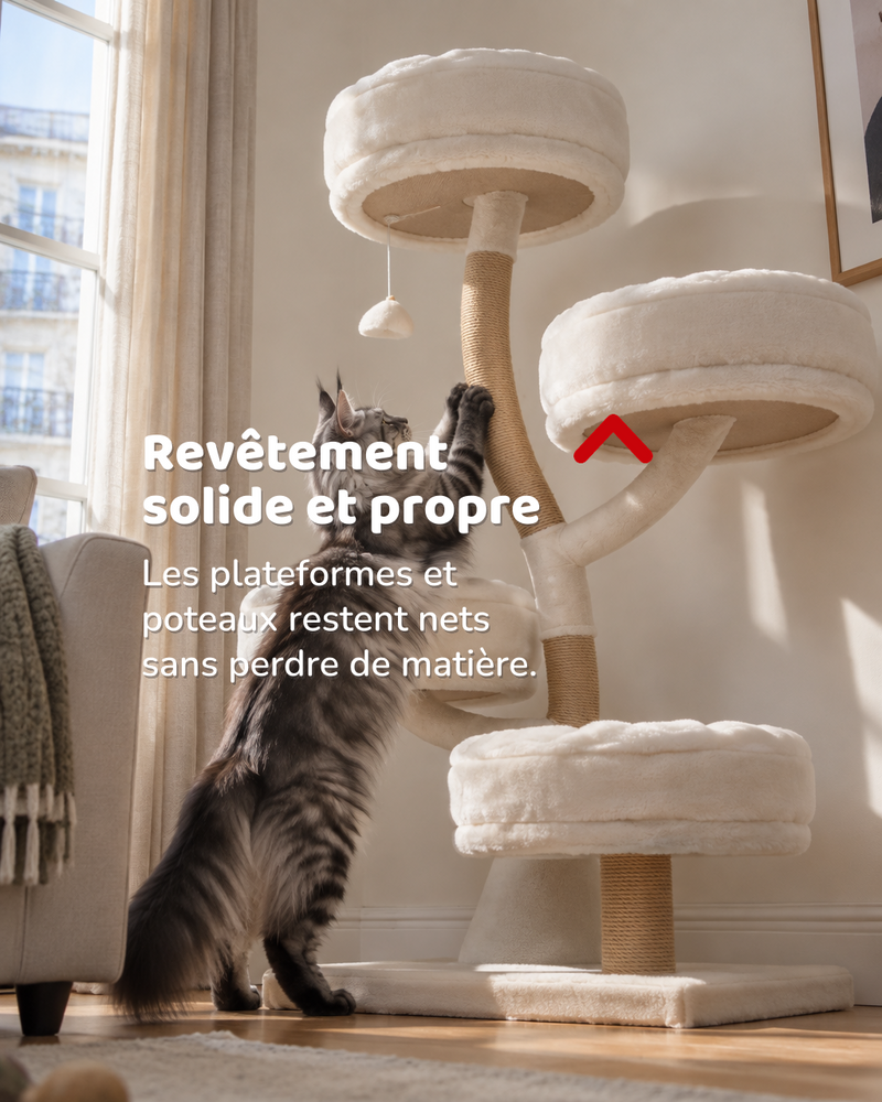Arbre à chat design scandinave