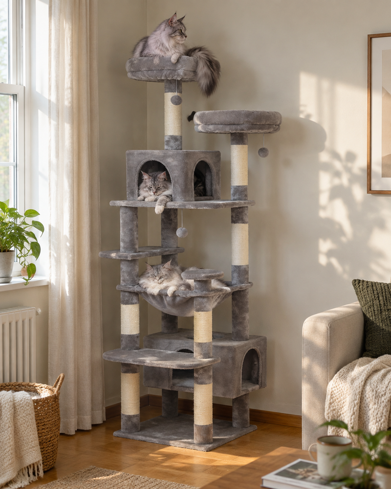 Ensemble · 1 — arbre a chat d'angle xxl