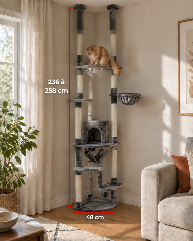 S'adapte à votre pièce — arbre a chat d angle