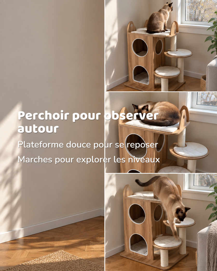 Arbre a chat solide