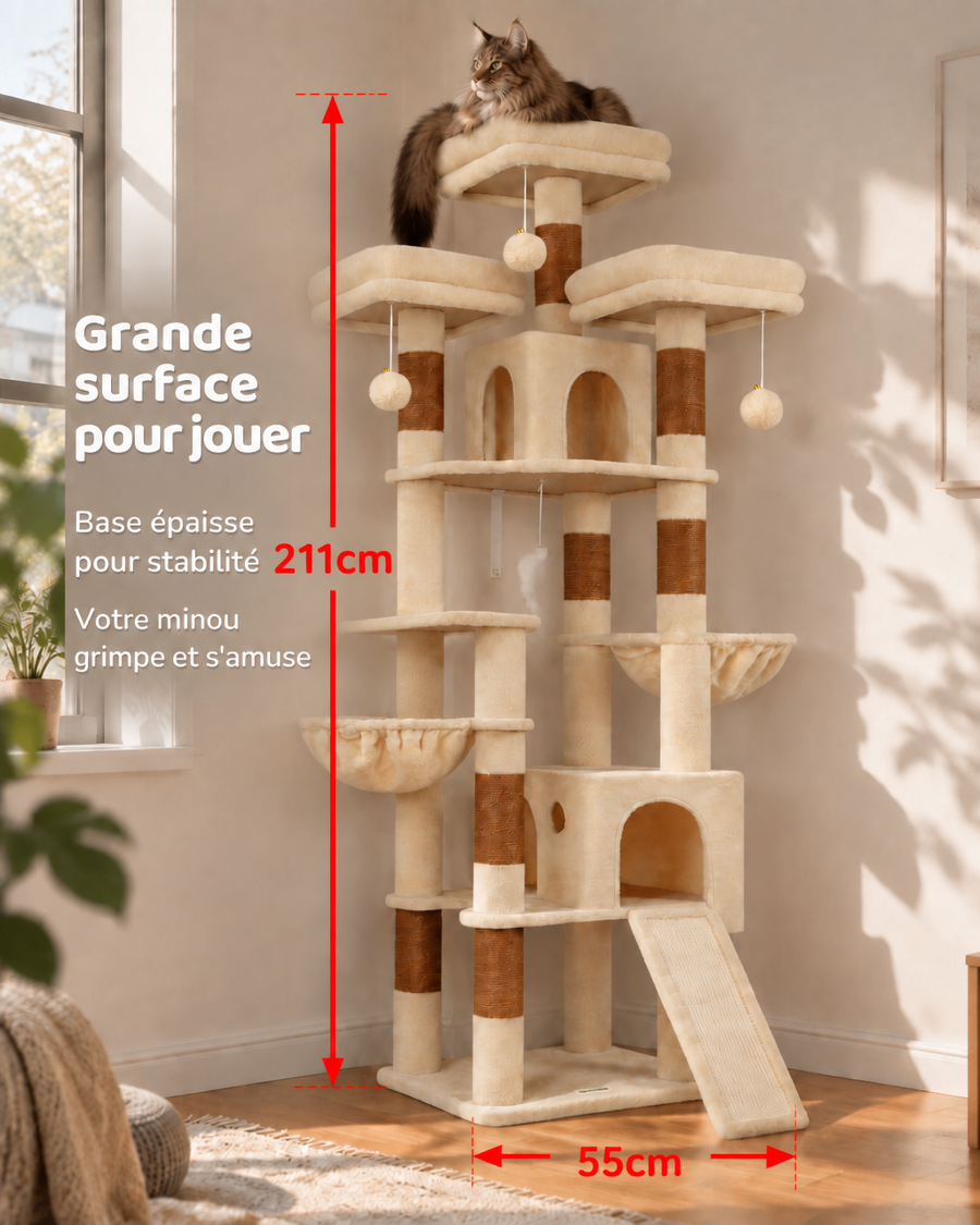 Photo · 2 — grand arbre à chats