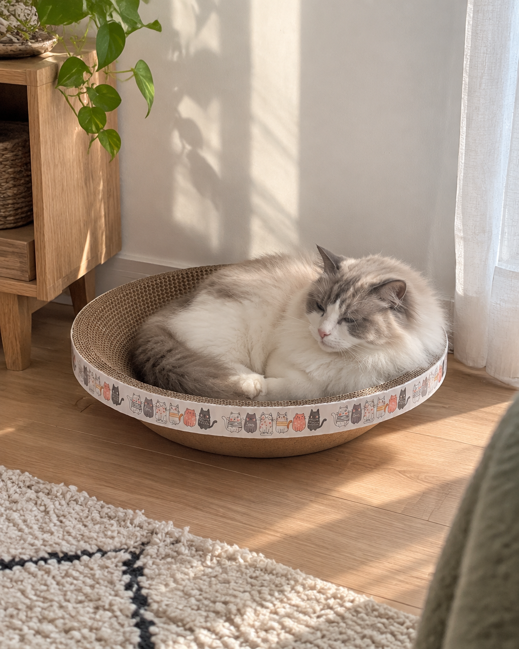 Photo principale — Griffoir chat carton rond