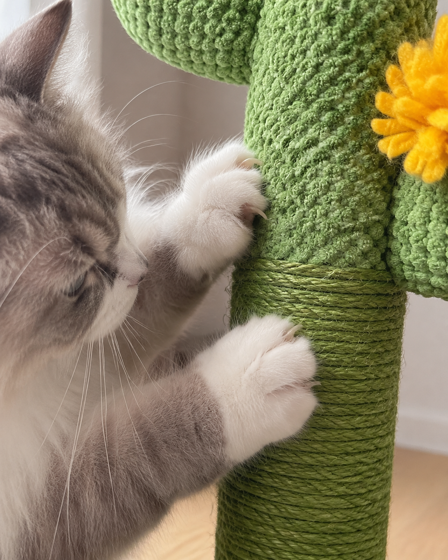 La matière sera détruite en quelques jours. · cactus — Griffoir cactus