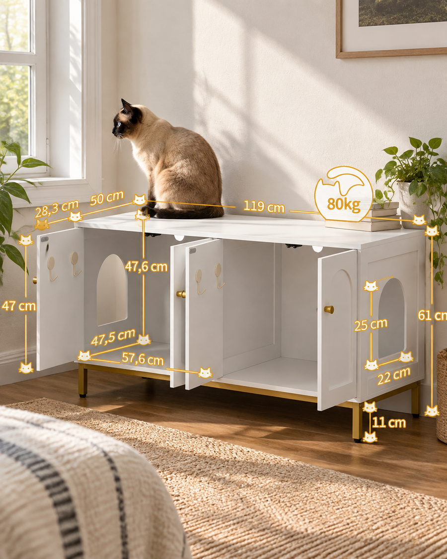 Photo · 6 — Meuble maison de toilette pour chat