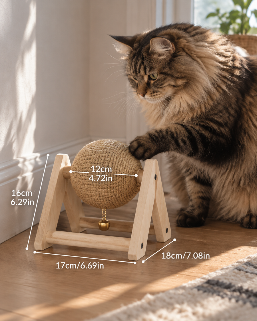 Photo · 6 — Griffoir chat rond