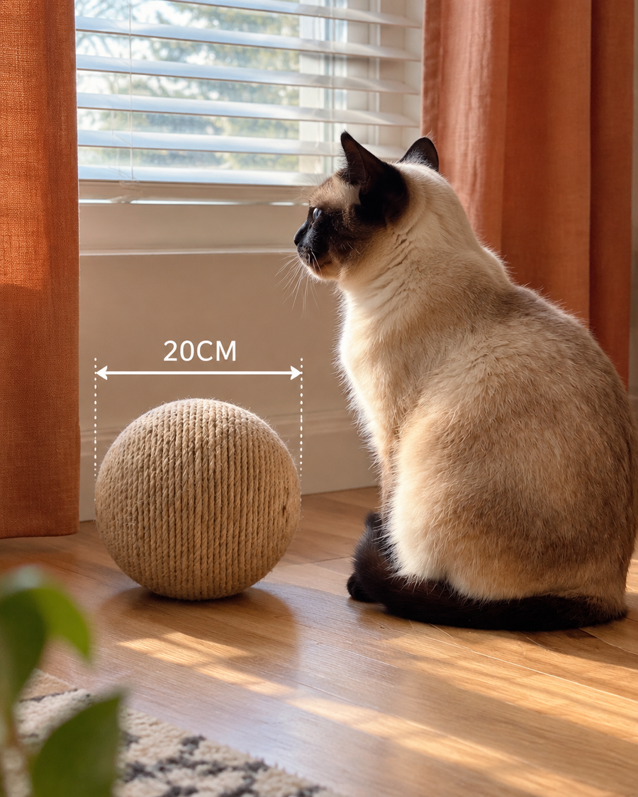 Variante · Large Diameter20cm / XS — Boule griffoir chat