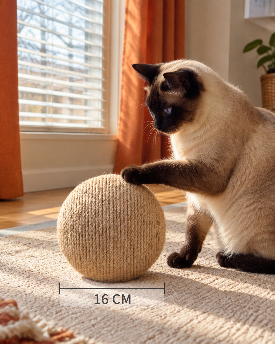 Variante · Medium diameter16cm / XS — Boule griffoir chat
