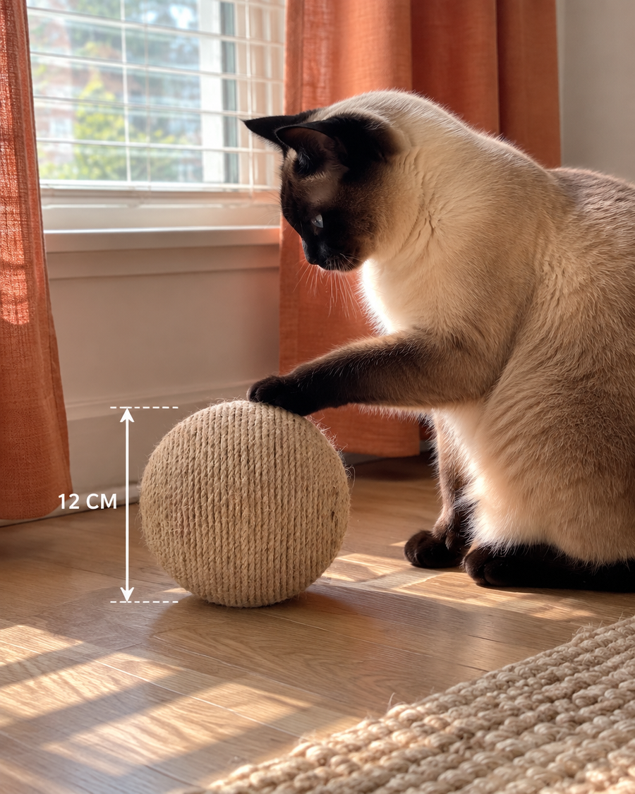 Variante · Small Diameter12cm / XS — Boule griffoir chat