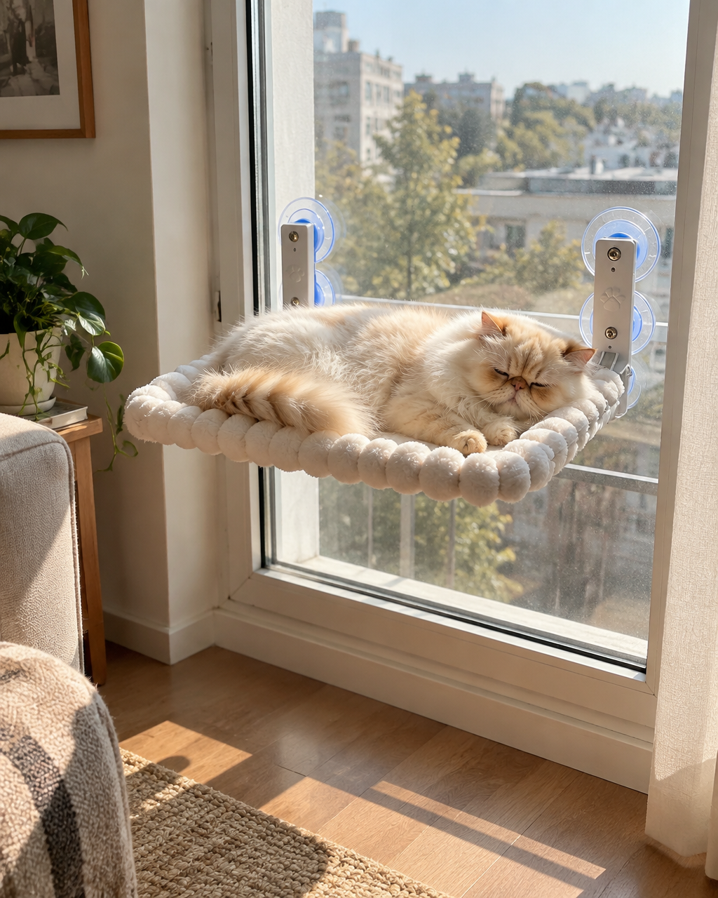 Photo principale — lit chat suspendu