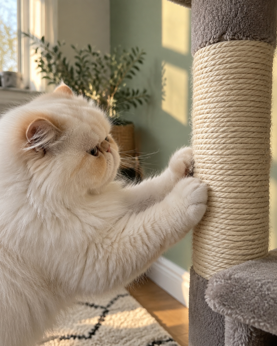 La matière · Sisal column — tronc pour arbre à chat