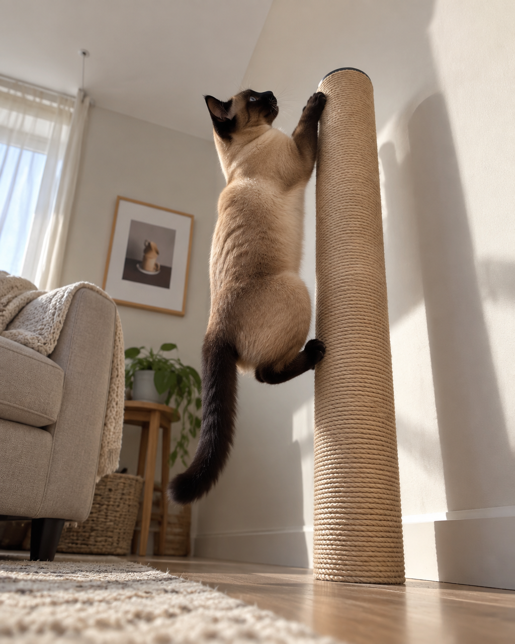 Il monte · 30CM — poteau de rechange arbre à chat 80 cm
