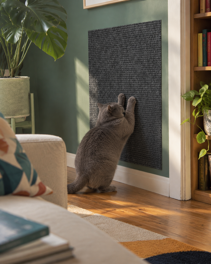 Il va griffer juste à côté. · Dark Gray — Griffoir mural chat