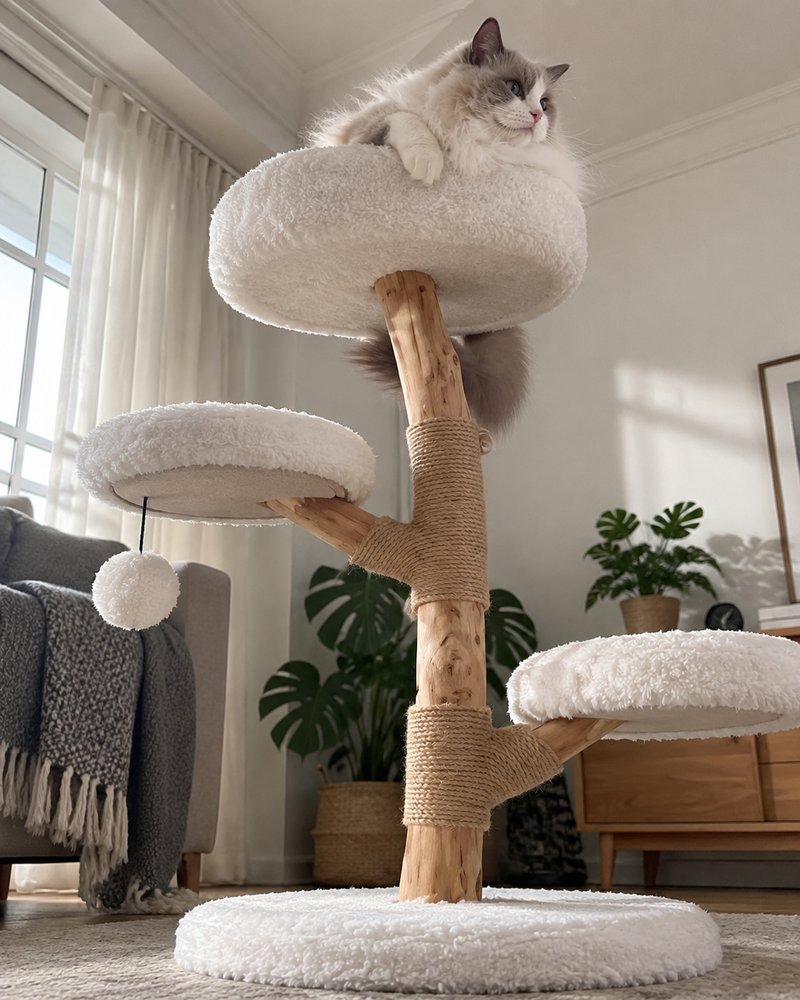 Le revêtement va perdre partout. · FXC7PDRSFLQ6D0 — arbre à chat tronc naturel