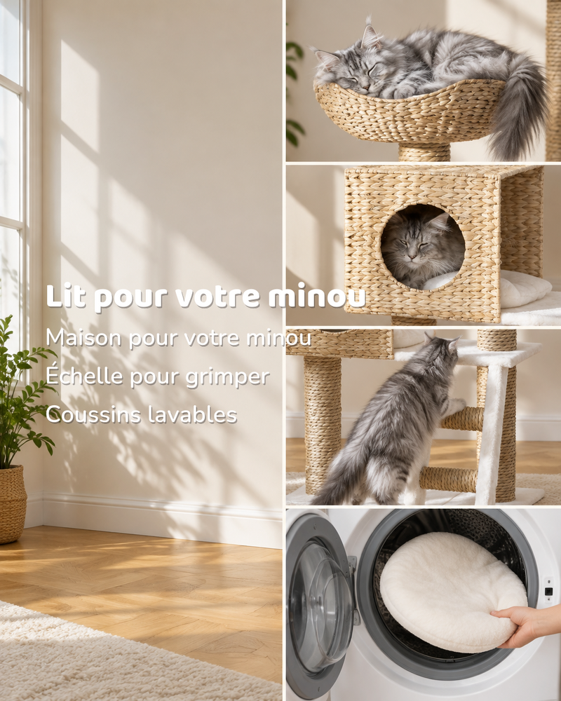 Arbre a chat en osier