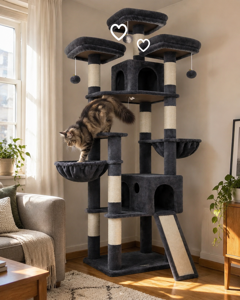 Grand arbre à chats