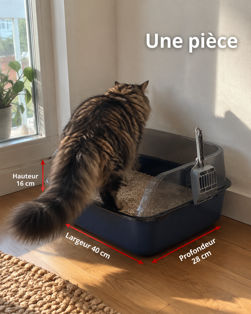 Variante · Sea Night Blue — petite litiere chaton