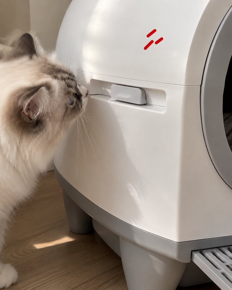 Litiere pour chats autonettoyante