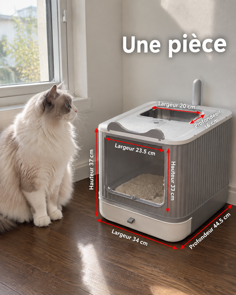 Variante · WHITE / Italy — litiere ouverture par le haut