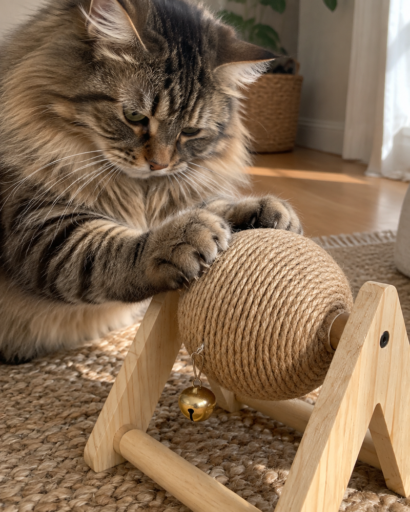 Le chat va l'ignorer. · Default Title — Griffoir chat rond