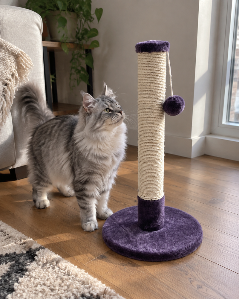 Échelle · PURPLE — Griffoir chat maison