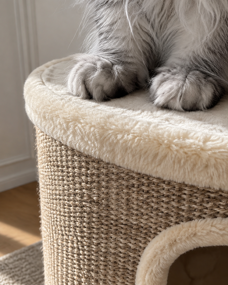 Il est trop haut pour mon plafond, ou trop large pour le coin. · Cat bed — Tour griffoir chat xxl