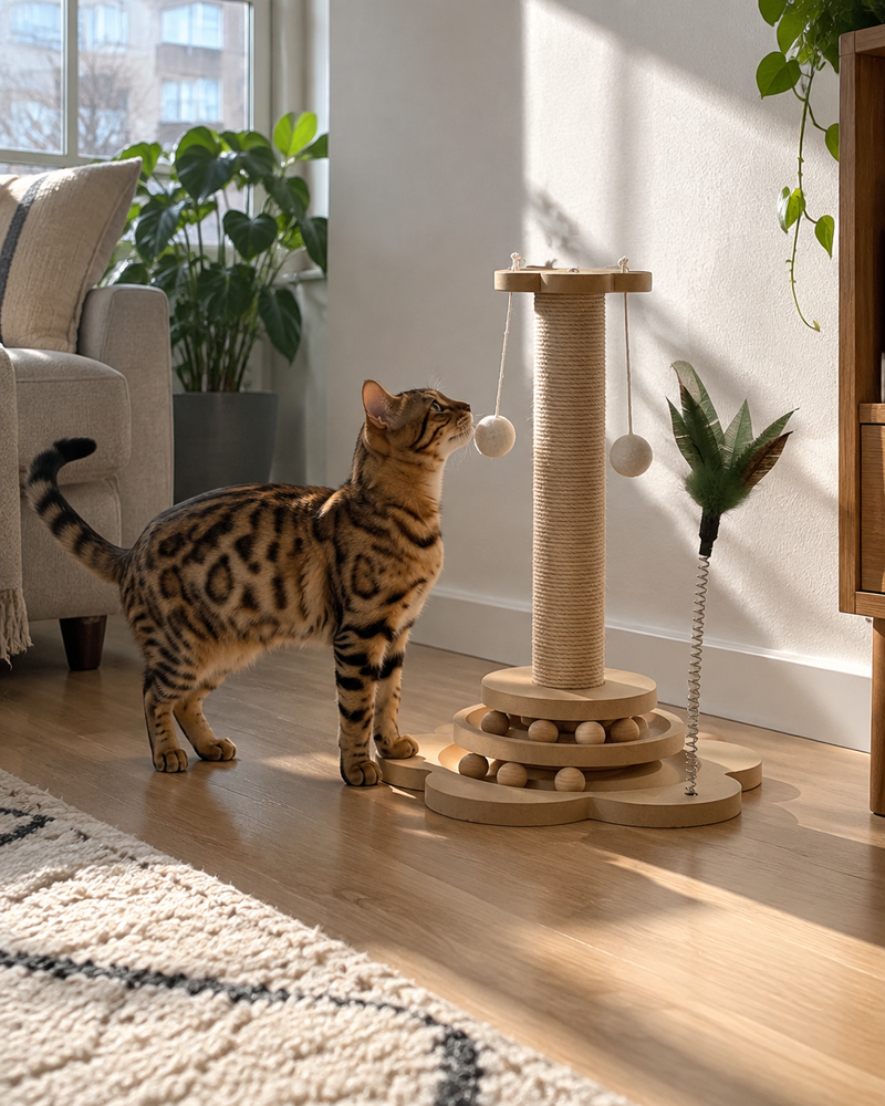 Échelle · L — Tour griffoir pour chat