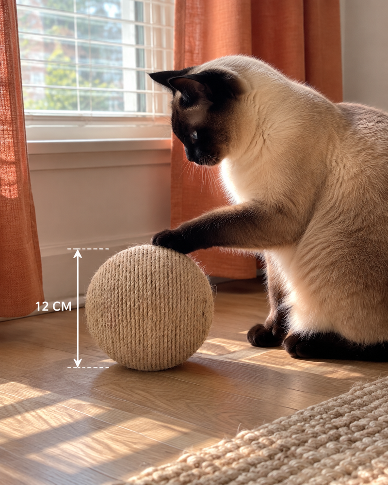 Variante · Small Diameter12cm / XS — Boule griffoir chat