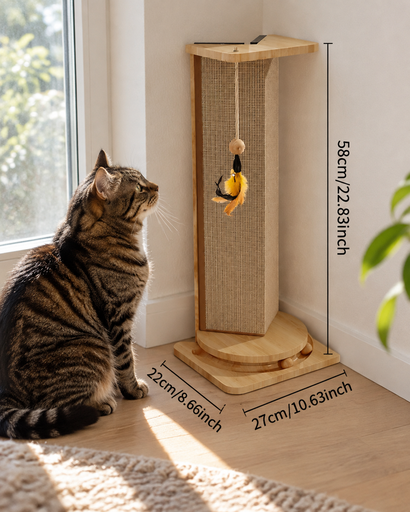 Photo · 2 — Griffoir d'angle en sisal