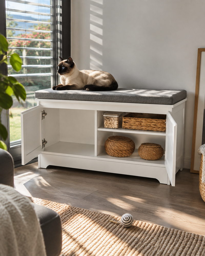 Photo principale — banc de toilette pour chat