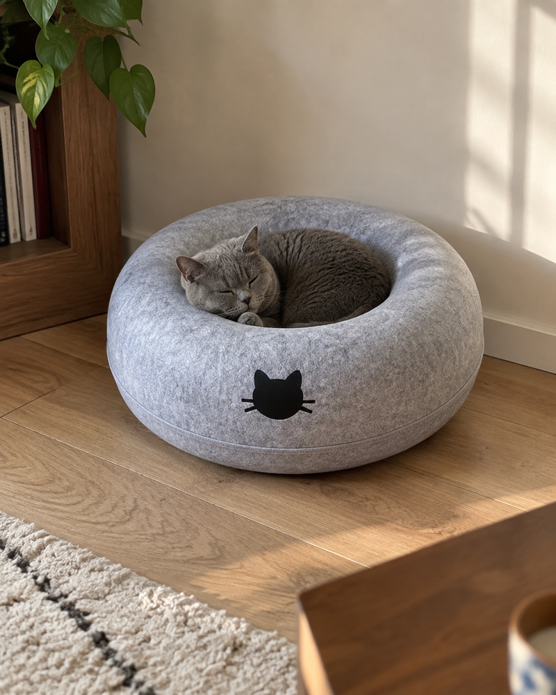 Ça ne tient pas au mur. · Light Grey with hole — lit tunnel chat