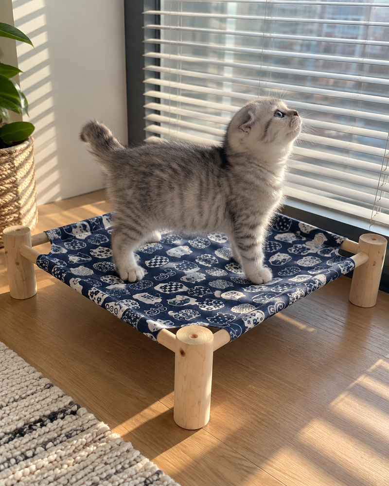Variante · CW005-6 / 53x49x13 cm — lit pour chat sur pied