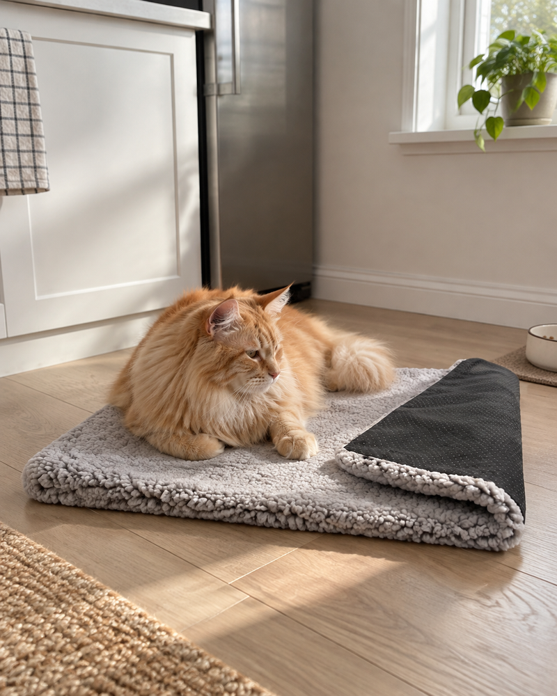 Photo principale — couverture chauffante chat