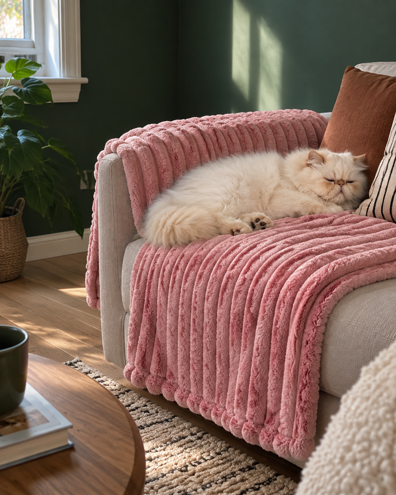 Variante · Rose Powder / 200cmx230cm 1pcs — plaid chaton