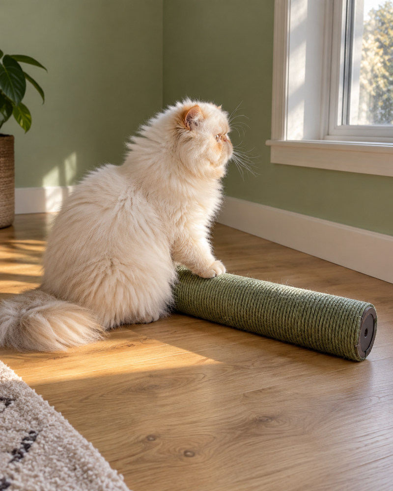 Variante · Green sisal column / Height 50cm — tronc pour arbre à chat